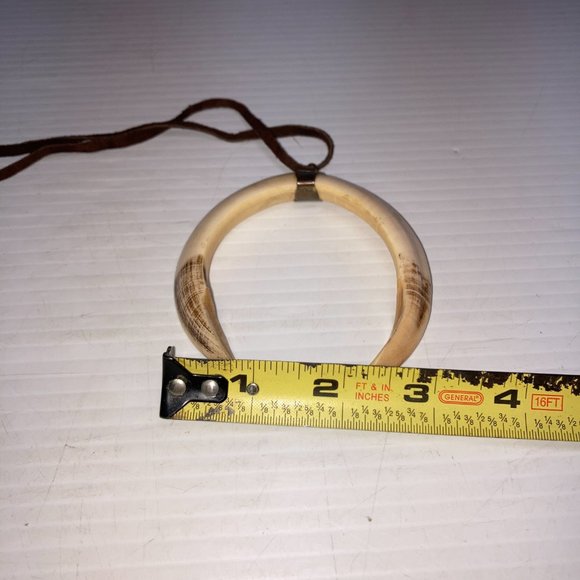 Wild Pig Warthog Tusk Necklace - Picture 9 of 10